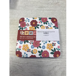 dessous de verre bouquet de roses DLP