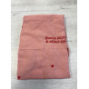 tablier enfant douce amour rose et rouge 45*55