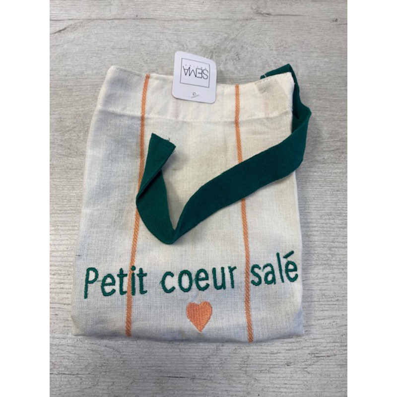 tablier enfant plouf and sun emeraude 45*55