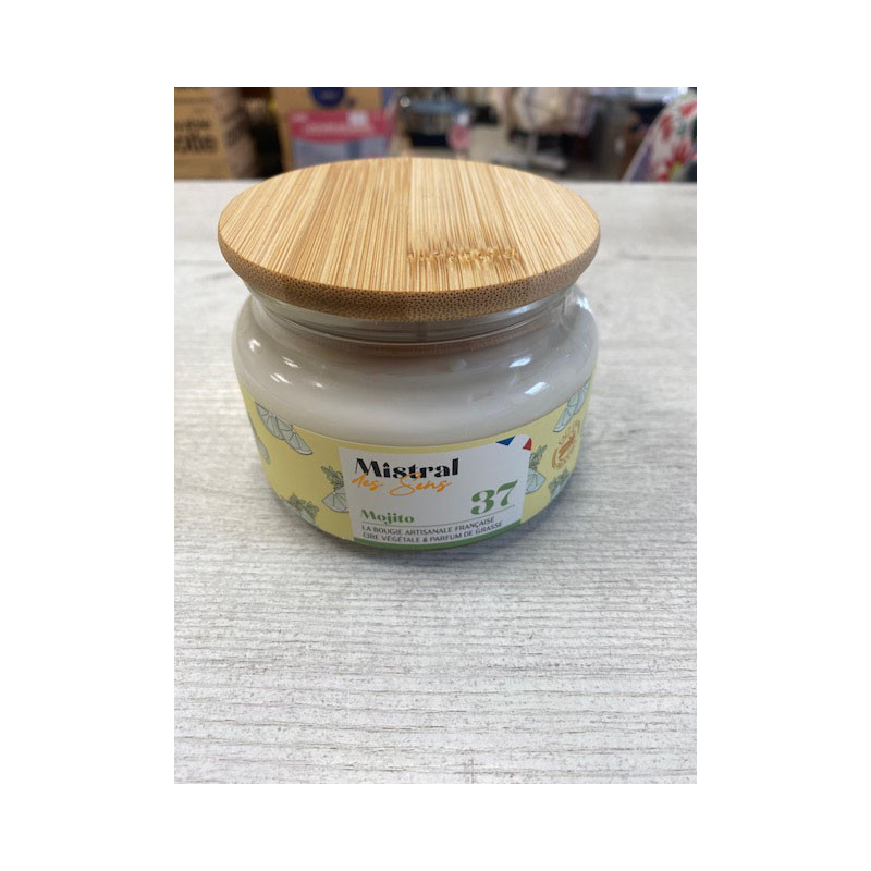 Bougie 300ml Mojito Mistral des sens