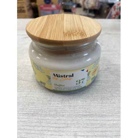 Bougie 300ml Mojito Mistral des sens