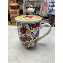 Tisanière + filtre bouquet de roses DLP