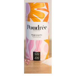 Bougie POUDREE Peche exotique FLORA 500g