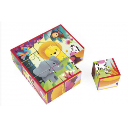 KUBKID 9 cubes animaux  de la foret