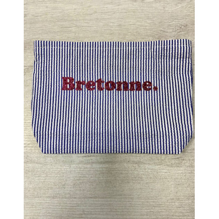 trousse rayée pop bretonne