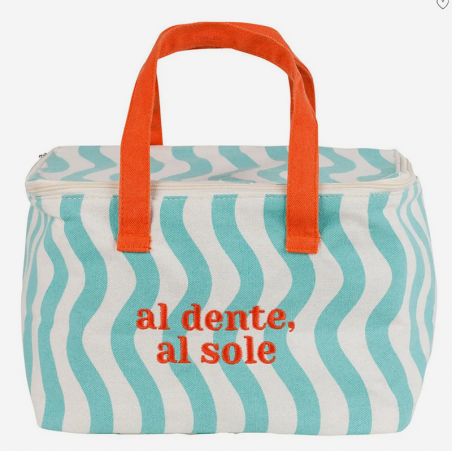 Sac isotherme Plouf and sun turquoise