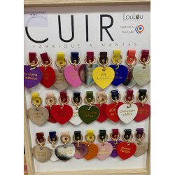 porte clé message coeur ATELIER LOULOU