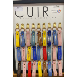 porte clé message  ATELIER LOULOU