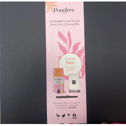 Coffret Flora POUDREE : bougie, contenant, briquet