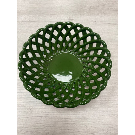 Coupe colorea emeraude D25.5*H8.5