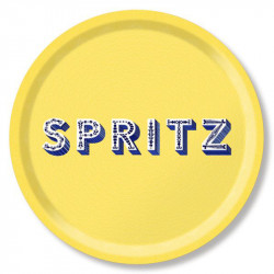 Plateau SPRITZ jaune D39cm
