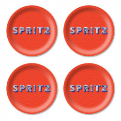 Dessous verre SPRITZ orange D11cm