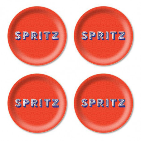 Dessous verre SPRITZ orange D11cm