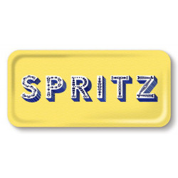 Plateau SPRITZ jaune 32*15 cm