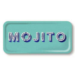 Plateau MOJITO turquoise 32*15 cm