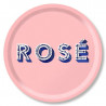 Plateau ROSE rose pale D39cm