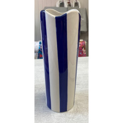 vase artist indigo D10*24.50cm