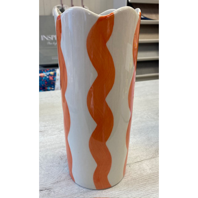vase artist orange D10*24.50cm
