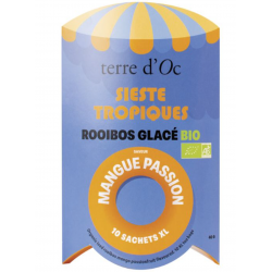 Rooibos glacé Mangue passion 10 sachets XL Terre d'oc