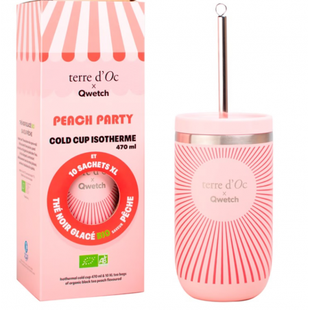 Coffret Cold Cup et Thé glacé pêche Terre d'oc