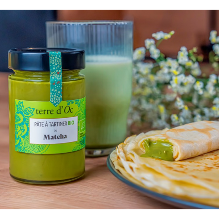 Pate à tartiner bio matcha 200g