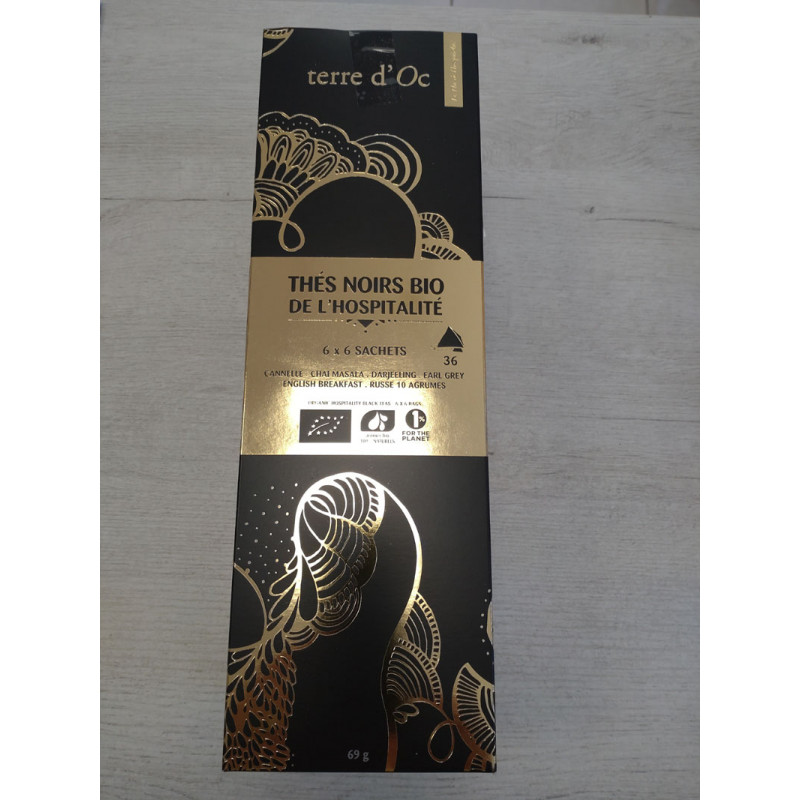 Coffret 36 infusettes thé noir bio