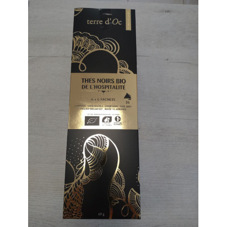 Coffret 36 infusettes thé noir bio