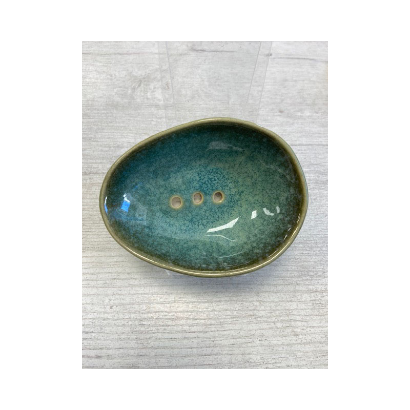 porte savon emeraude