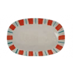 Saladier ovale 14*25 LINEAR TANGERINE DURO
