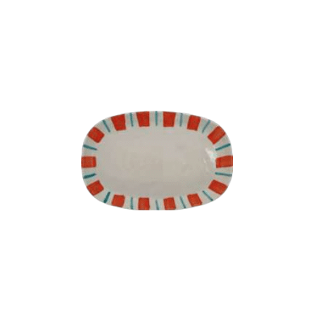 Saladier ovale 14*25 LINEAR TANGERINE DURO