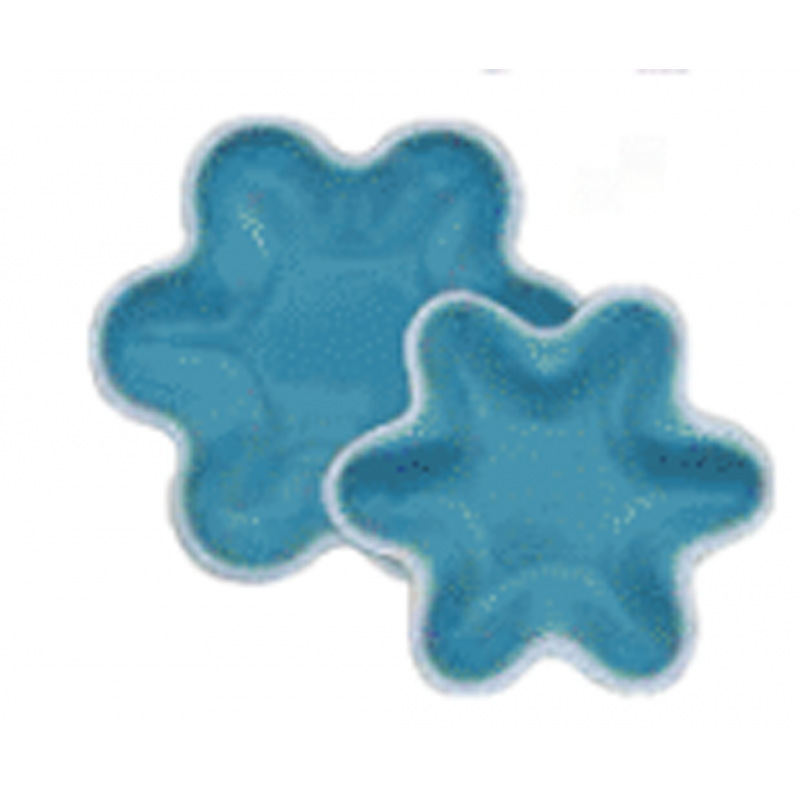 Bol fleur MM Turquoise DURO