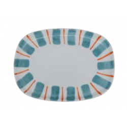 PLAT PRESENTATION COMP LINEAR TURQUOISE DURO