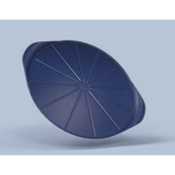 Formidable plat bleu à pizza + couteau COOKUT