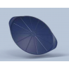 Formidable plat bleu à pizza + couteau COOKUT