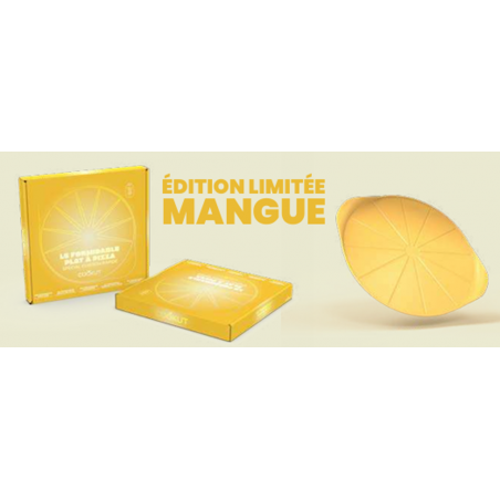 Formidable plat mangue à pizza + couteau COOKUT