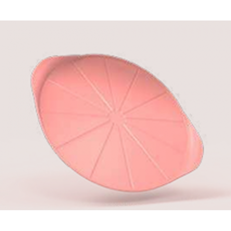 Formidable plat rose à pizza + couteau COOKUT