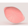 Formidable plat rose à pizza + couteau COOKUT