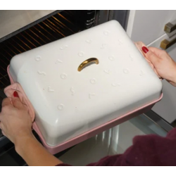 Dôme pour grand plat à four ajustable COOKUT