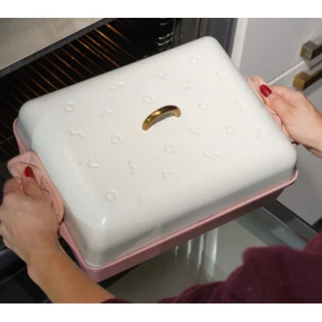 Dôme pour grand plat à four ajustable COOKUT
