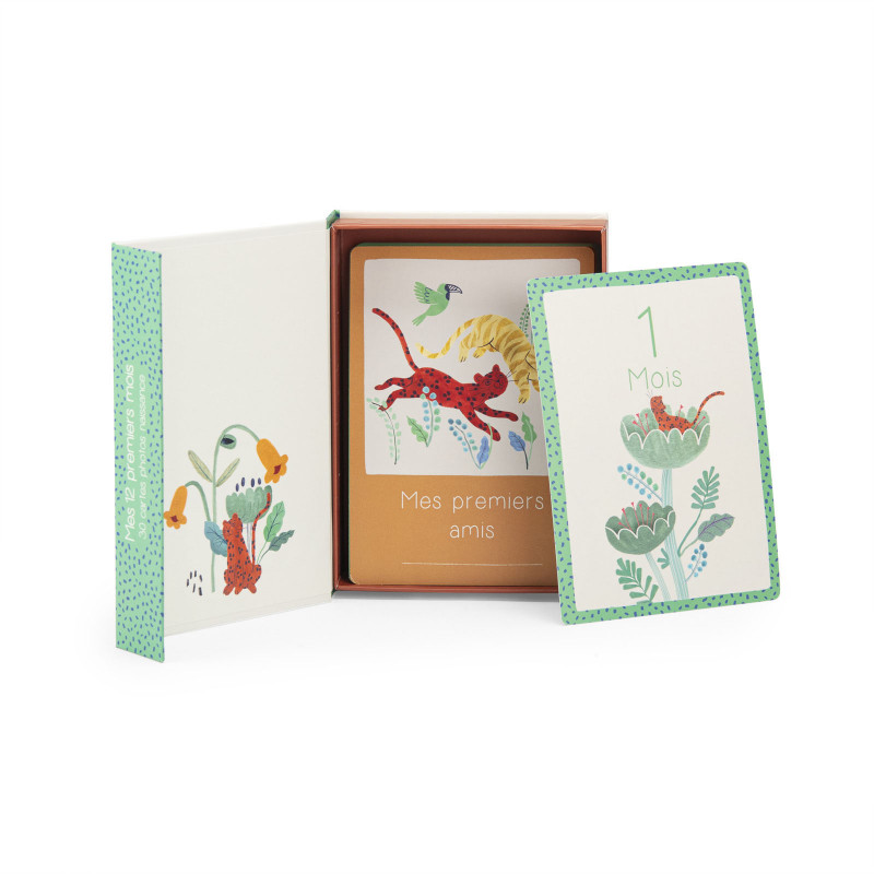 Cartes mes premiers 12 mois Mawa Moulin Roty