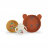 set de vaisselle silicone La foret Mawa Moulin Roty