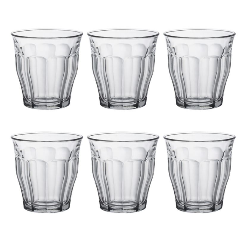 Lot de 6 goblets picardie 20cl Bastide