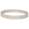 Cercle à biscuit cannelé Ø24*3.5cm Pâtisse