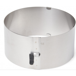 Cercle à extensible Ø17-30cm Pâtisse