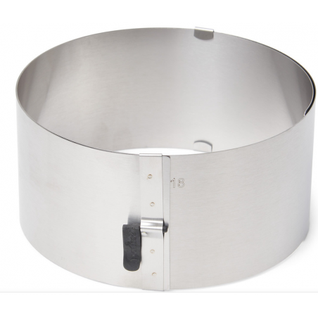 Cercle à extensible Ø17-30cm Pâtisse