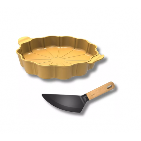 Formidable plat mangue à tarte + couteau COOKUT