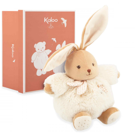 Patapouf lapin creme 17 cm