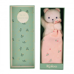 doudou ours  feuilles amour