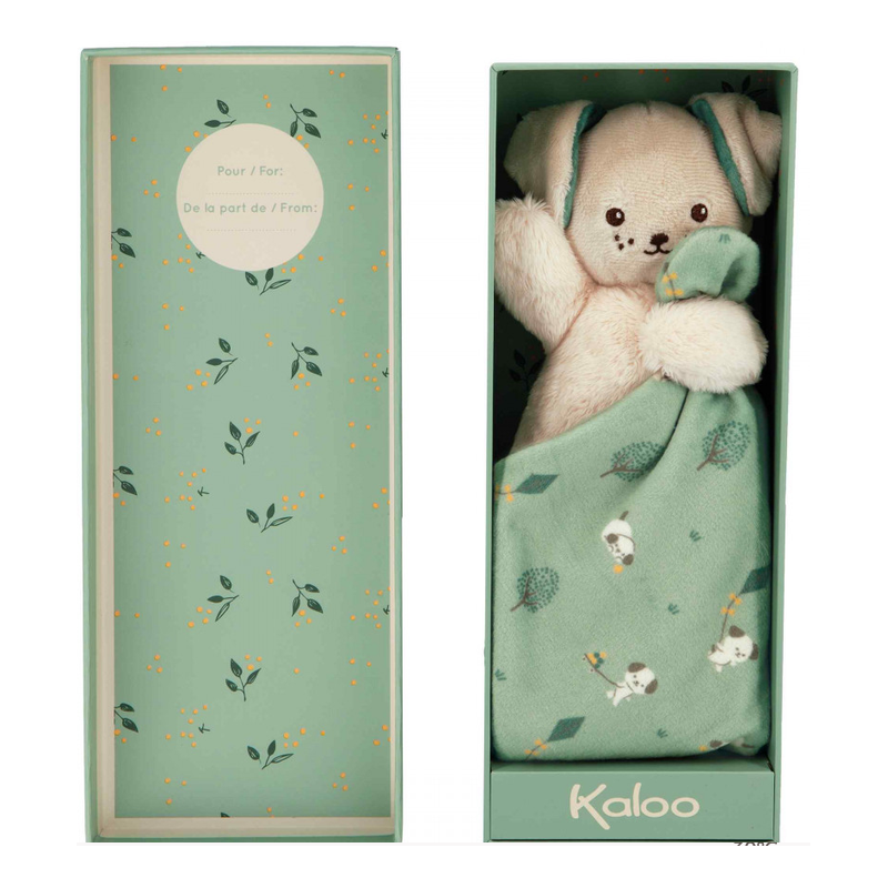 doudou chien vert