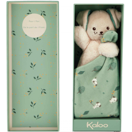 doudou chien vert